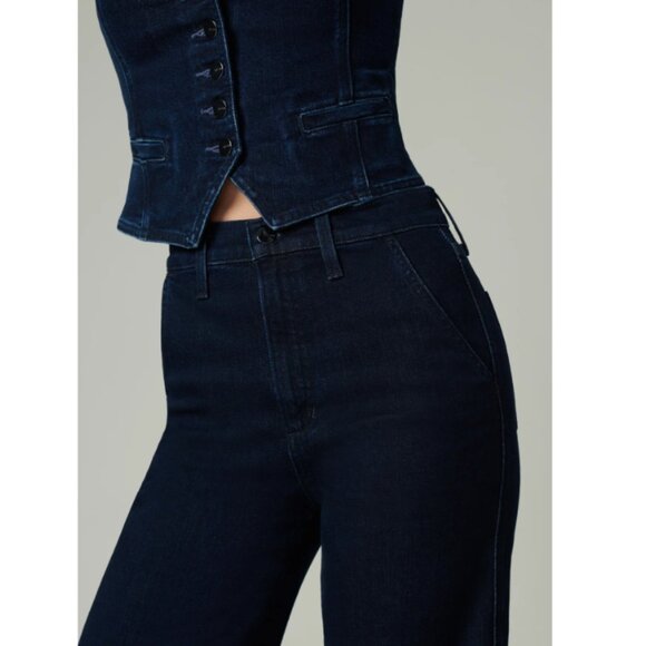 NEW JOE'S The Trixie Denim women Trousers With Wide Cuffs in medium wash 825 7t3 - Picture 8 of 11
